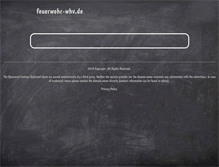 Tablet Screenshot of feuerwehr-whv.de